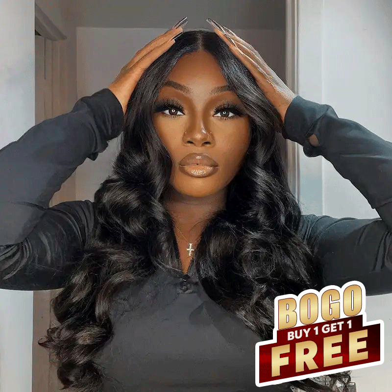 𝐁𝐮𝐲 𝟏 𝐆𝐞𝐭 𝟏💥 9X6 Glueless Updated Bleached Knots Wear Go Body Wave human hair Wig