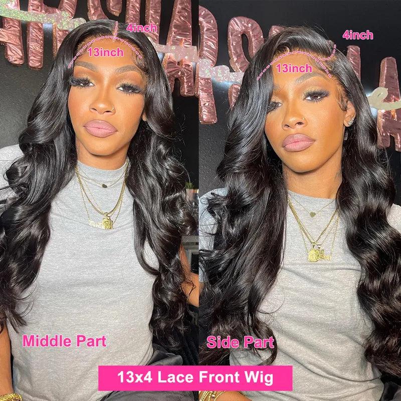 Transparent 13X4 Lace Frontal Body Wave Hair