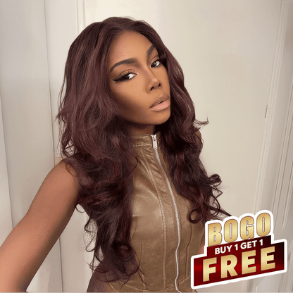 𝐁𝐮𝐲 𝟏 𝐆𝐞𝐭 𝟏💥13x4 Glueless Layer Parting Max Color Highlight Wig Body Wave 250% Density