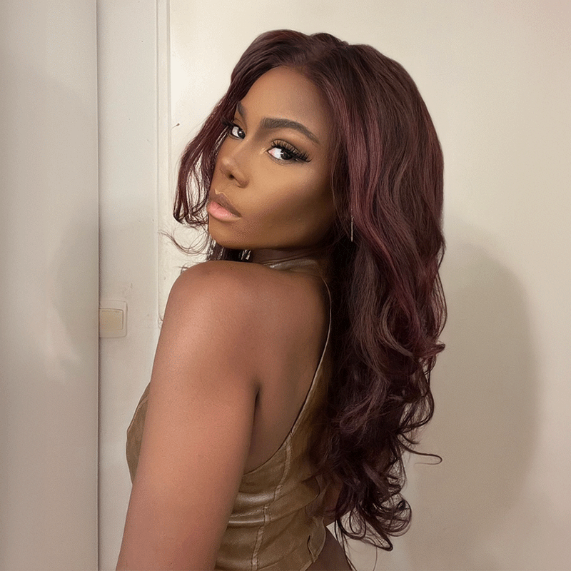 𝐁𝐮𝐲 𝟏 𝐆𝐞𝐭 𝟏 𝐅𝐫𝐞𝐞💥13x4 Glueless Layer Parting Max Color Highlight Wig Body Wave 250% Density