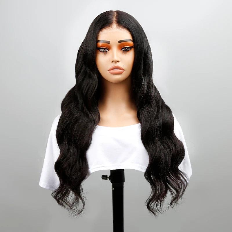 9x6 Glueless Updated Bleached Knots Wear Go Body Wave human hair Wig - SHINE HAIR WIG