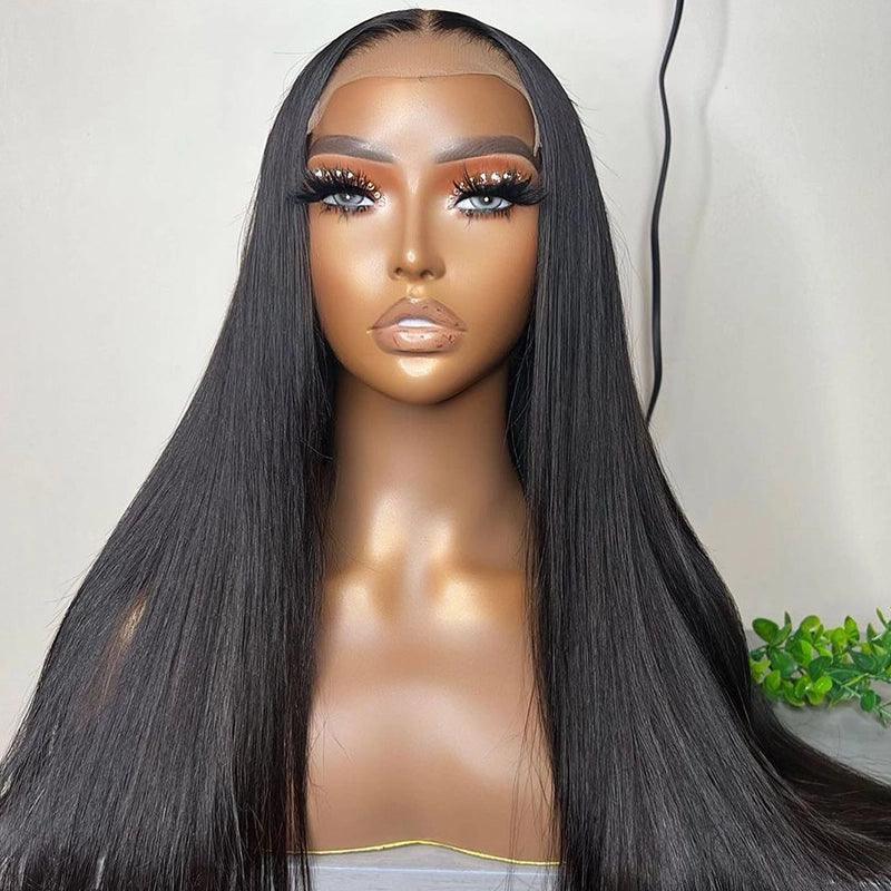13x4 13x6 Brazilian Straight Transparent Lace Front Wig Human Hair