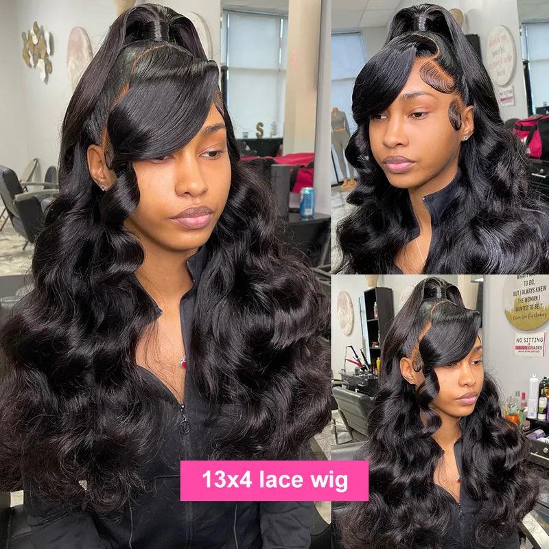 13x4 13x6 Real HD Lace Frontal Wig Body Wave Virgin Human Hair - SHINE HAIR WIG