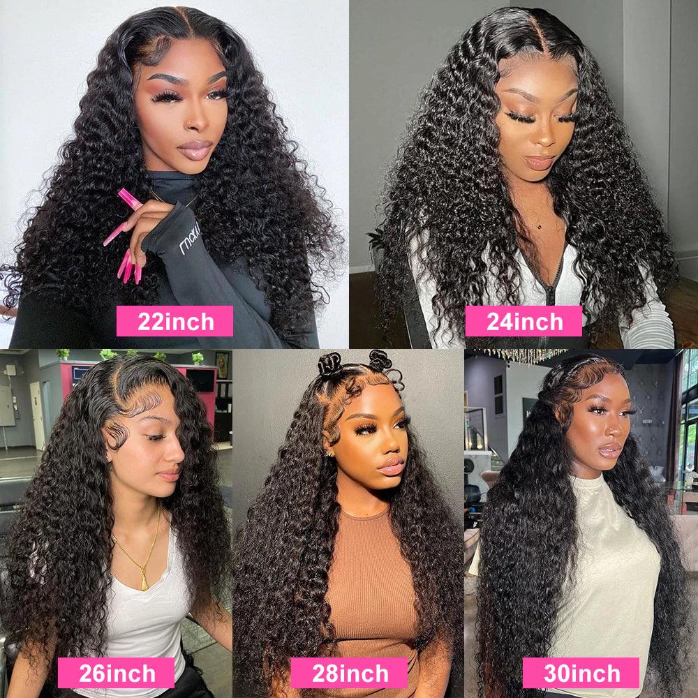 13*4 lace front curly human hair wig authentic 100% virgin hair realitic human hair wig