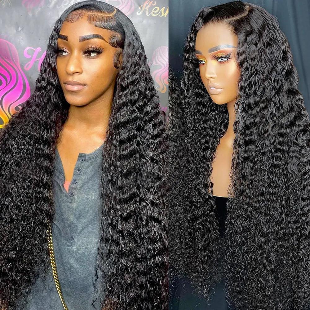 13x4 13x6 Real HD Lace Frontal Wig Deep Wave Virgin Human Hair - SHINE HAIR WIG