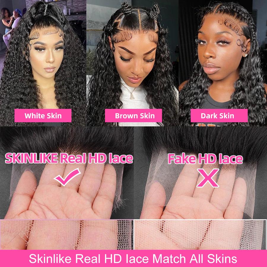 13x4 13x6 Real HD Lace Frontal Wig Deep Wave Virgin Human Hair - SHINE HAIR WIG