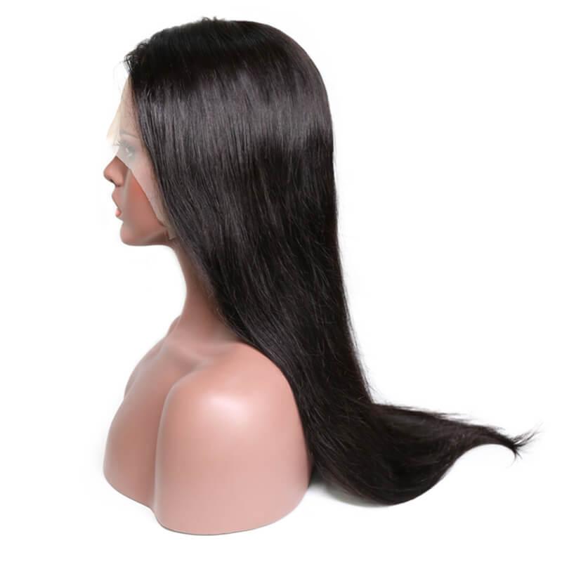 Straight T Lace Human Hair Lace Wig For Black Women 